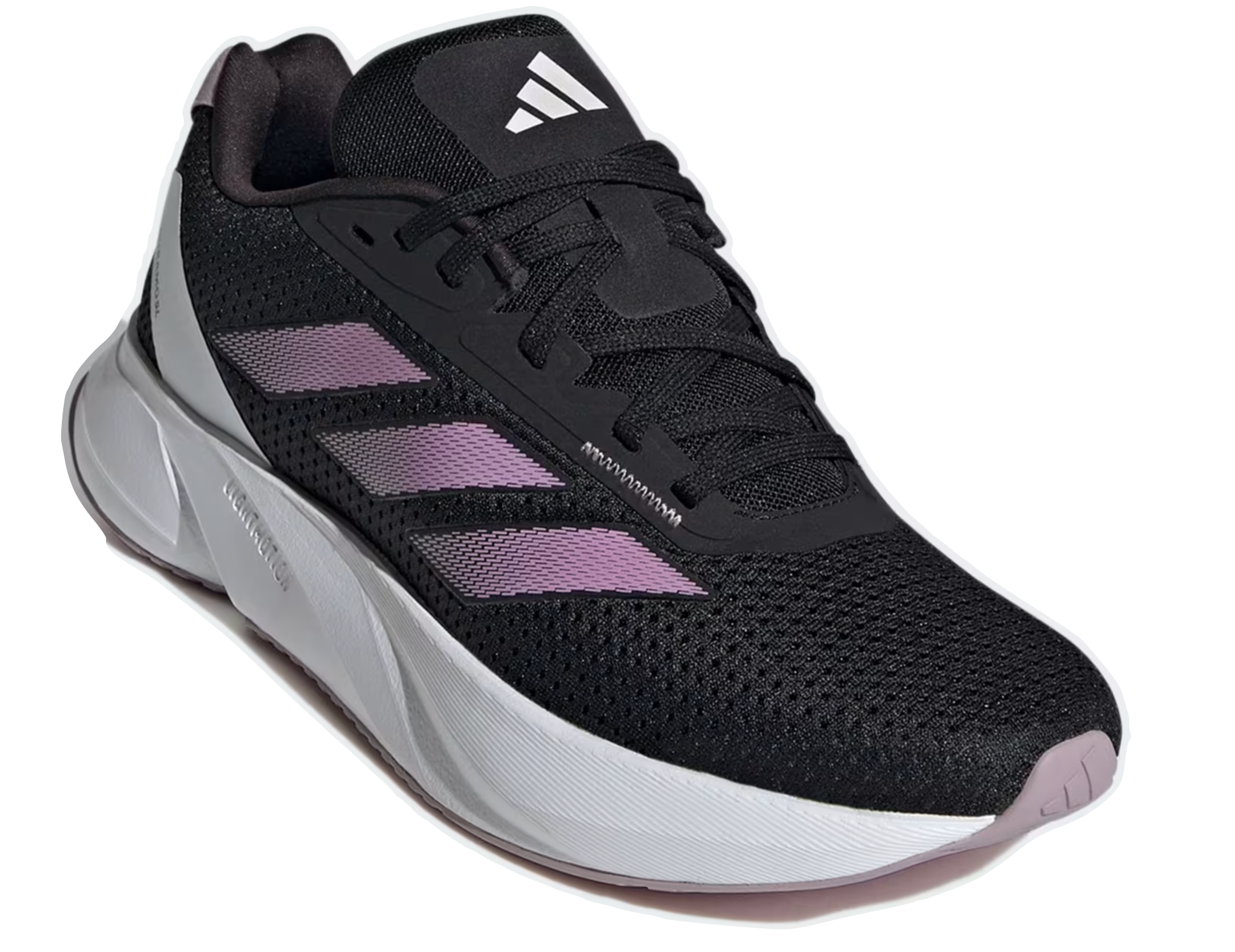 Adidas Ladies' Duramo SL Running Shoes - Core Black / Bliss Lilac / Preloved Fig
